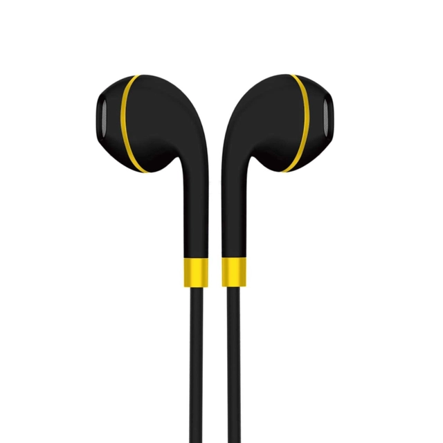 Wired in-ear Earphones with Powerful Bass and Mic (Black)