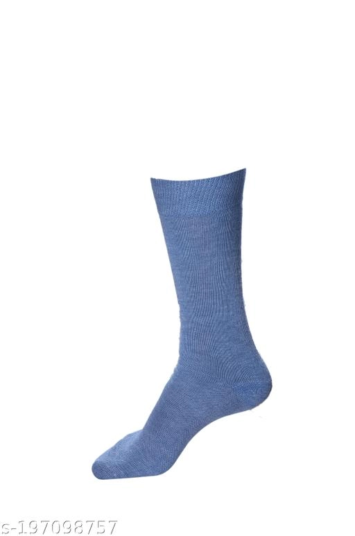 Woolen Socks for Men (Multicolor, Free Size) (Pack of 4)