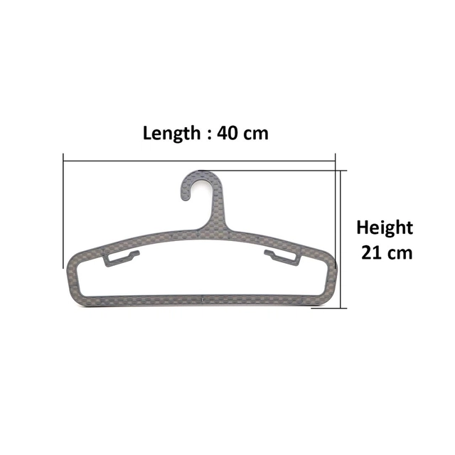 DREAM HOME Plastic Hangers (Pack of 5)