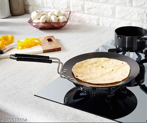 Cast Iron Tawa (Black)