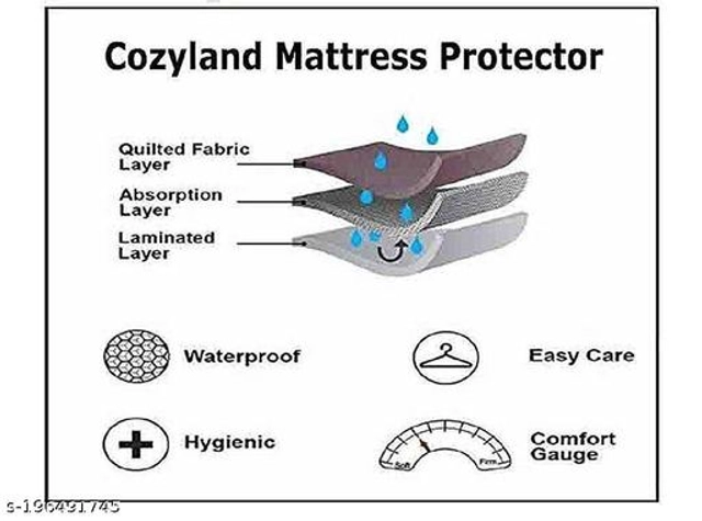 Cotton Mattress Protector (Multicolor)