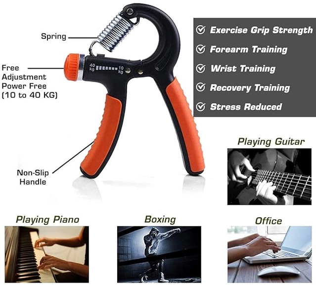 Adjustable Hand Gripper (Orange)