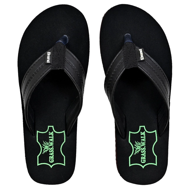 Flipflops for Men (Black, 6)