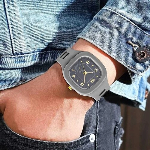 Analog Watch for Men & Women (Grey)