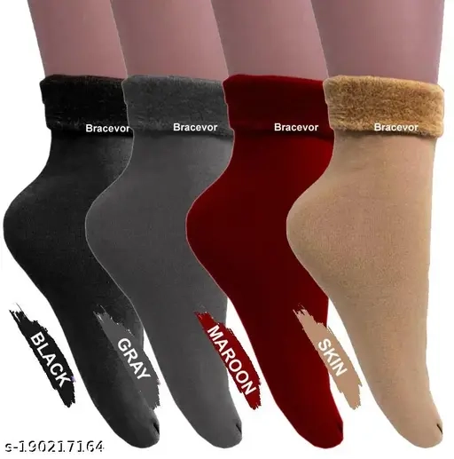 Winter Socks Women (Pack Of 4 )