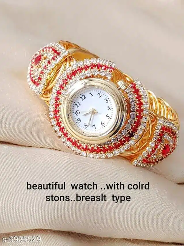 Analog Watch for Women (Gold)