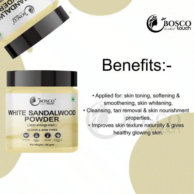 Bosco Touch White Sandalwood Powder (100 g)
