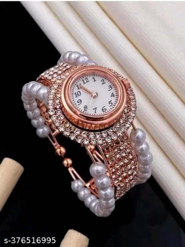 Alloy Analog Watch for Women (Multicolor)