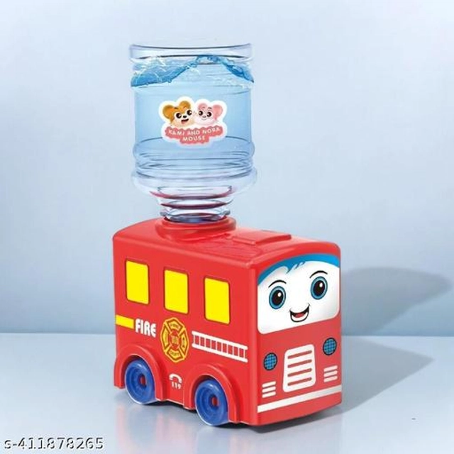 Fire Bus Water Dispenser  Early Development Toy for Kids (Red, 200 ml)