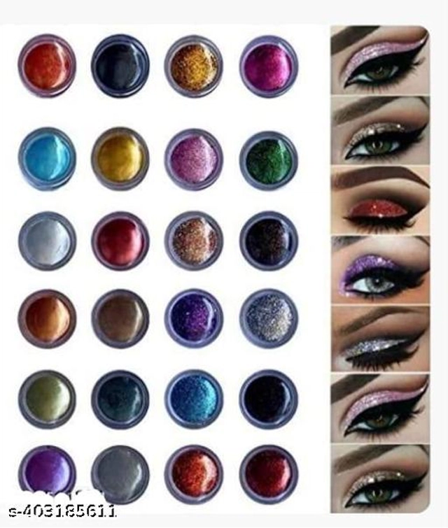 Eye Shadow Glitter (Multicolor, Pack of 25)