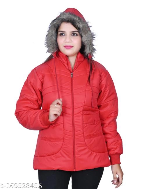 Jacket for Women (Red, L)