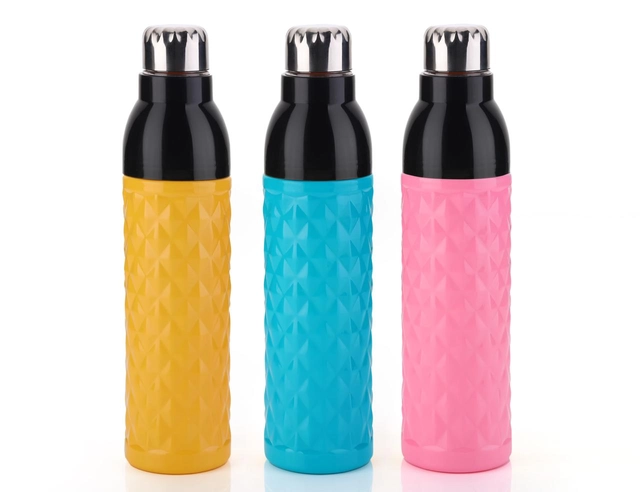 Fancy Plastic Water Bottle (Green, 1000 ml)