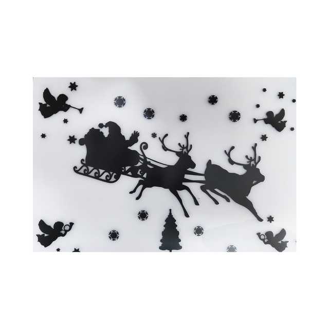 Multipurpose Refrigerator Mats (Black & White, 12 X 17 Inch) (Pack of 3) (W-04)