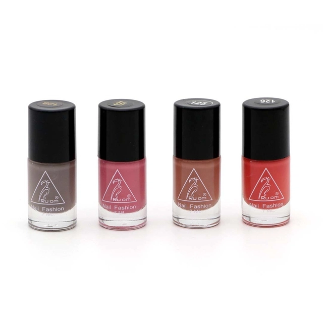 Nail Paint Gel/Glossy Finish Multipack Form Festive Edition (Pack Of 4), (7 ml Each)