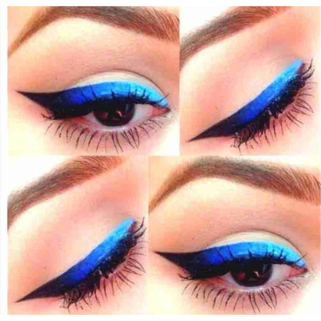 36H Waterproof Smudgeproof Long Lasting Sketch Eyeliner (Blue)