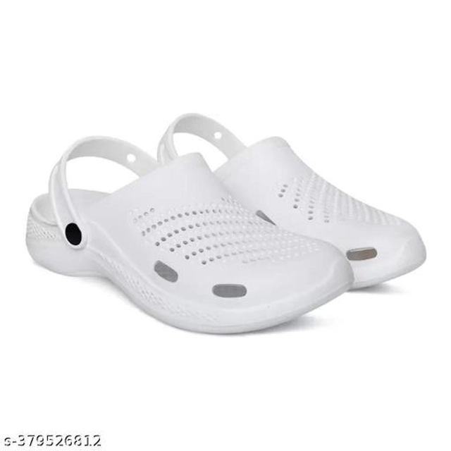 Clogs for Men (White, 6)