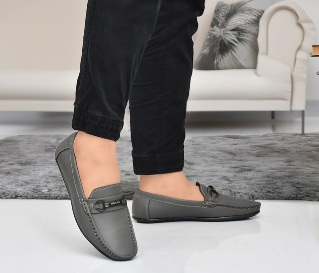 Loafers for Men (Dark Grey, 6)