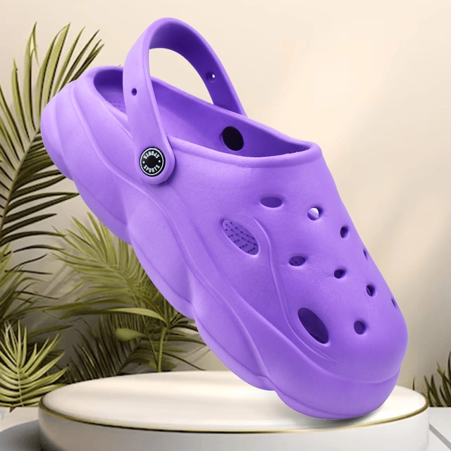 Clogs for Women (Lavender, 3)