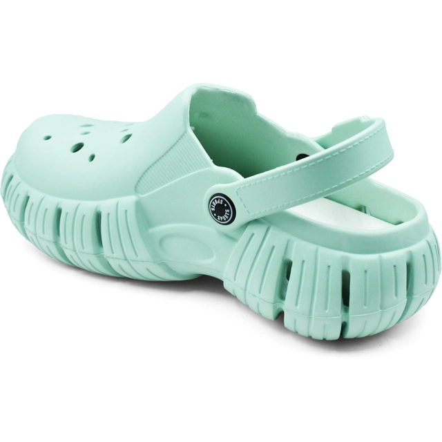 Textured Clogs For Women (Sea Green, 5)