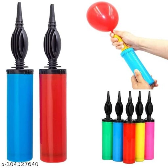 Plastic Air Balloon Pumps (Assorted, Pack of 2)