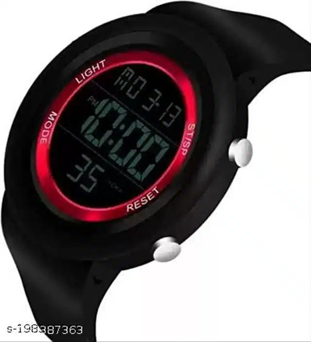 Digital Sports Watch for Men (Multicolor)