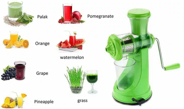 Plastic Manual Juicer (Green)