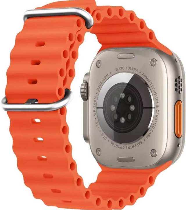 Smartwatch For Men & Women (Orange, Free Size) As