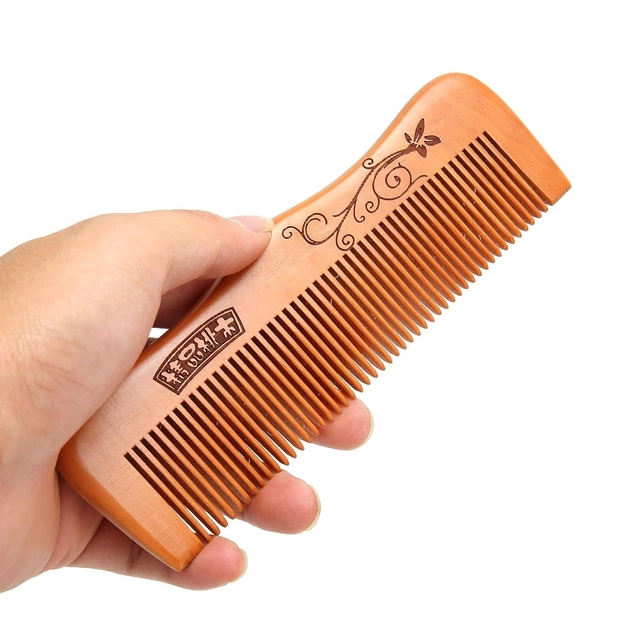 Wooden Hair Comb (Brown)