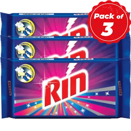 Rin Detergent Bar 3X160 g (Set Of 3)