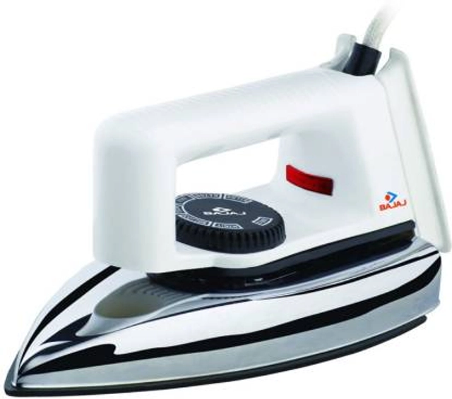 Bajaj New Populer 1000 440302 1000 W Dry Iron (White Lavender Colour, Pack Of 1)