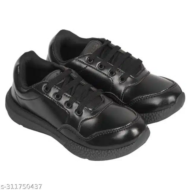 School Shoes for Kids (Black, 4.5-5 Years)