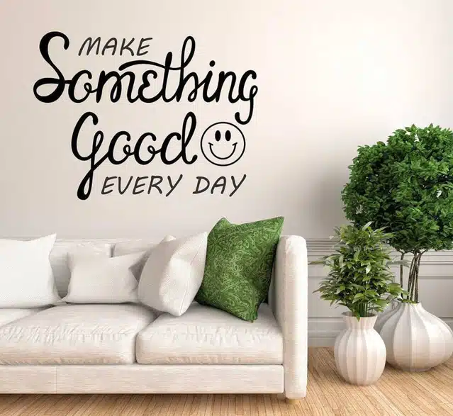 Inspirational Quotes  Self Adhesive Wall Sicker (80 cm X60 cm)