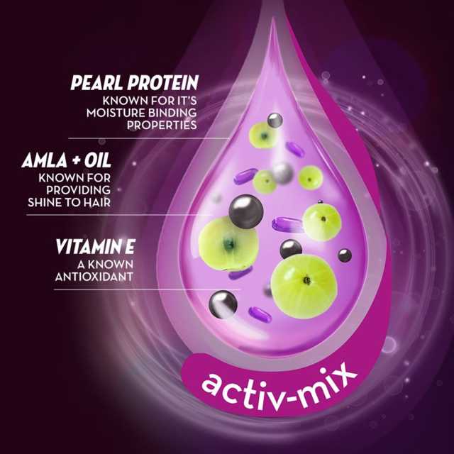 सनसिल्क स्टनिंग ब्लैक शाइन शैम्पू 650 ml