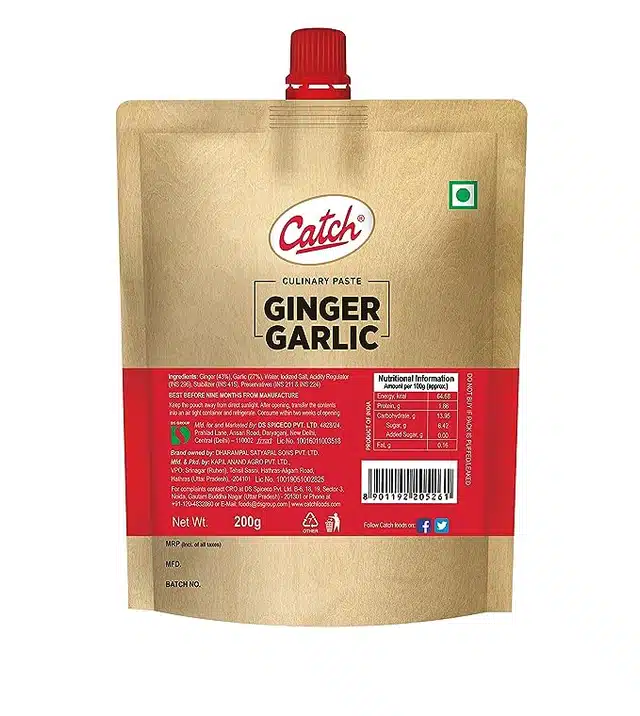 Catch Ginger Garlic Paste 200g