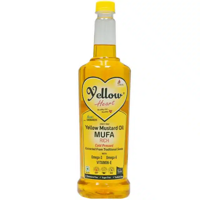 Yellow Heart Cold Pressed Yellow Mustard Oil 1 L