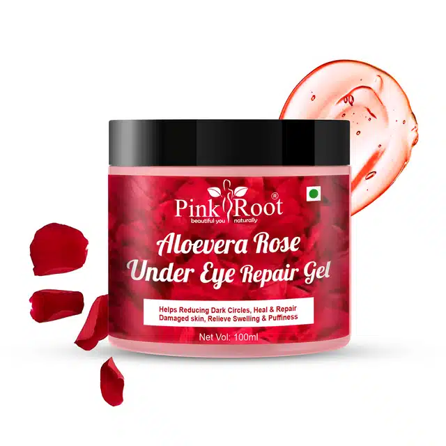 Pink Root Aloevera Rose Under Eye Gel (100 ml)