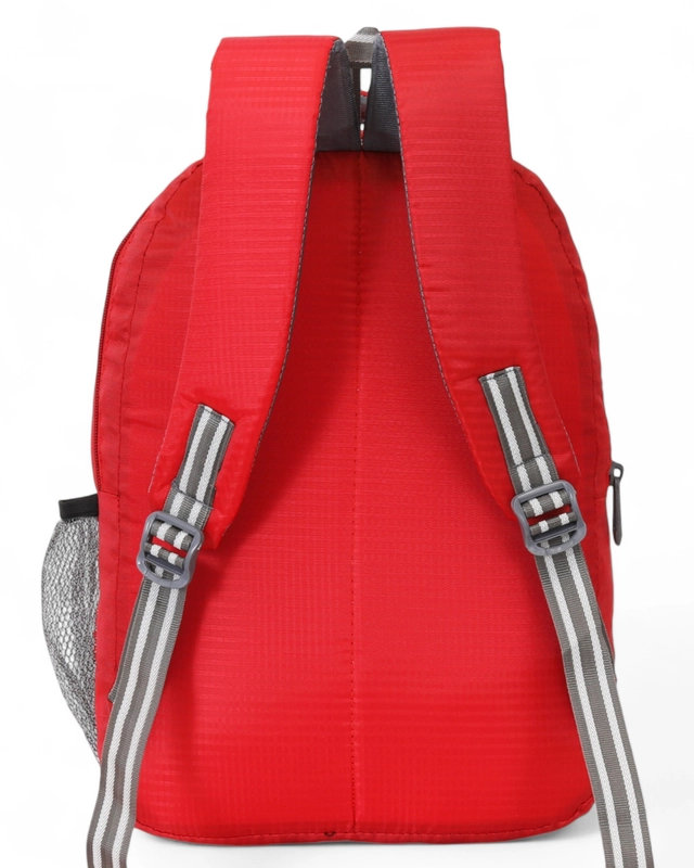 Polyester Backpack for Kids (Red, 25 L)