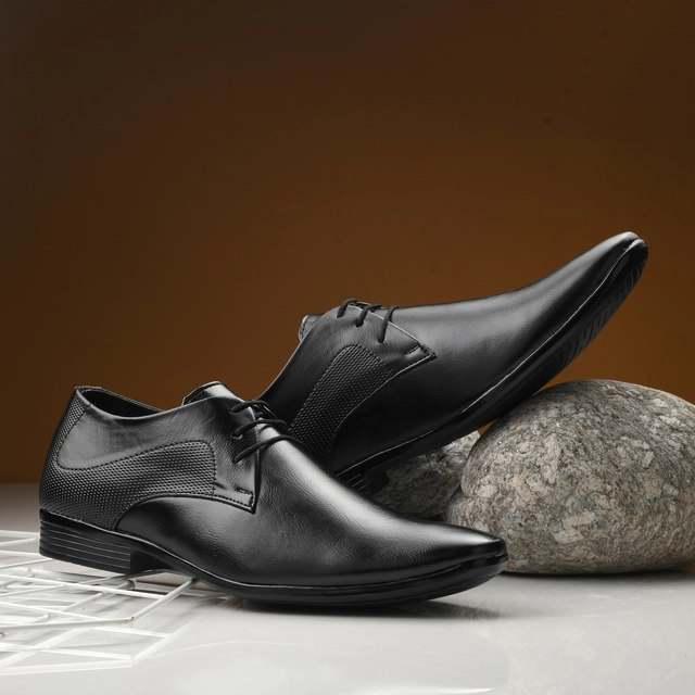 Formal Shoes for Men (Black, 6)