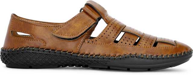 Roman Sandal for Men (Tan, 8) (MAE-59)