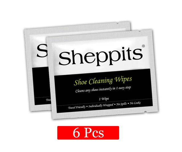 Sheppits Premium Shoe Cleaning Wipes (Pack of 6)