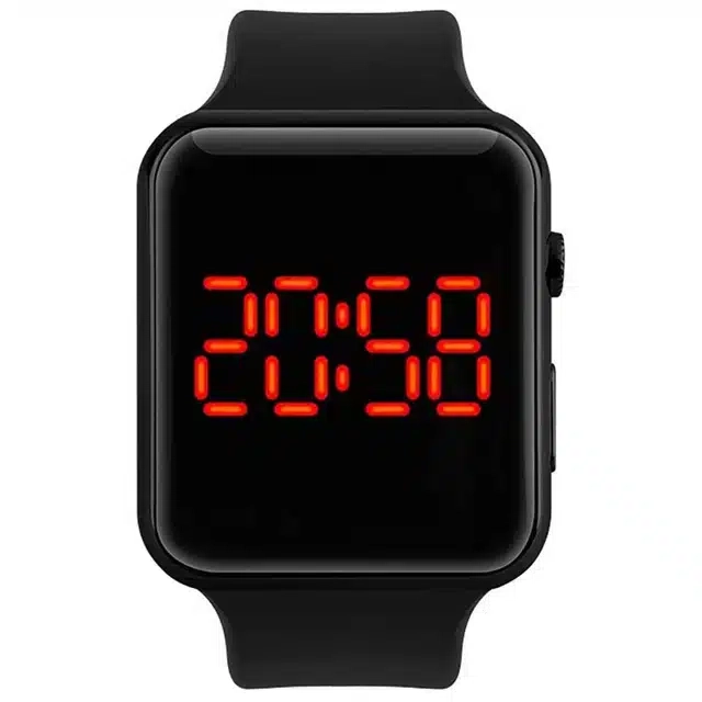 Waterproof Digital Watch For Boys & Girls (Black)