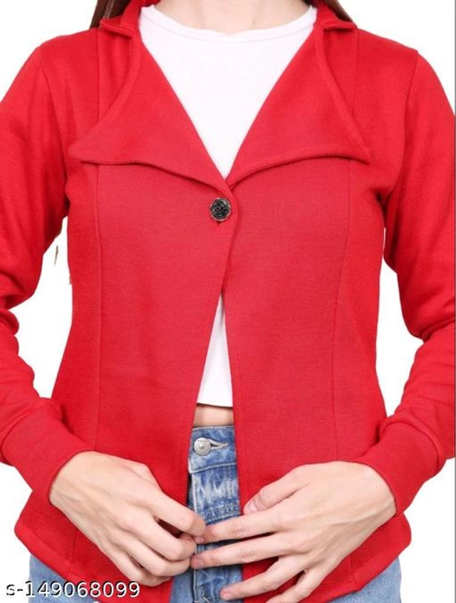 Woolen Shurg for Women (Red, S)