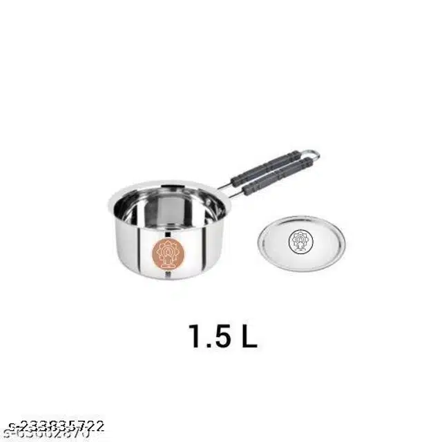 Stainless Steel Saucepan (Silver, 1.5 L)