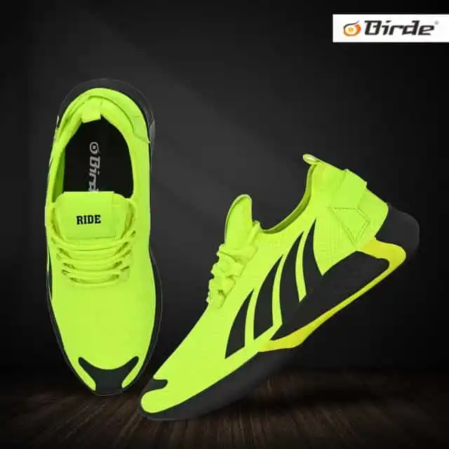 बिर्डे ट्रेंडी स्पोर्ट्स शूज फॉर मेन (ग्रीन, 6) (BRD-557)