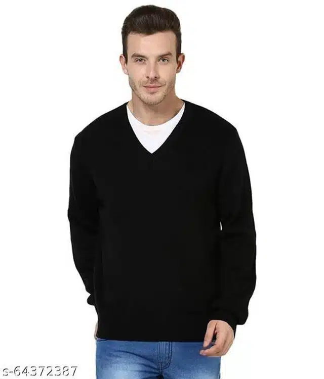 Sweater for Men (Black, M)
