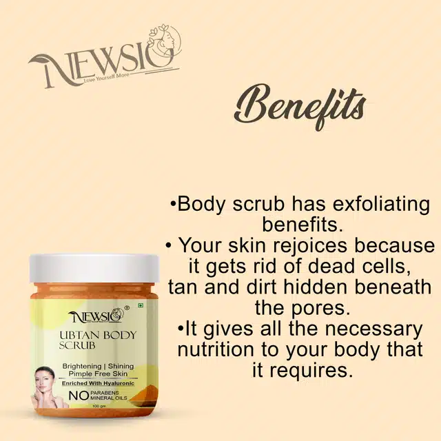 Newsio Ubtan Body Scrub (100 g)