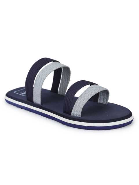 Men's Sandal (Blue & Grey, 9) (A-192)