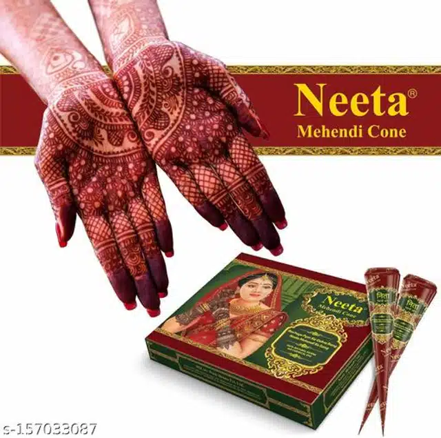 Neeta Mehendi Cone (15 g, Pack of 12)