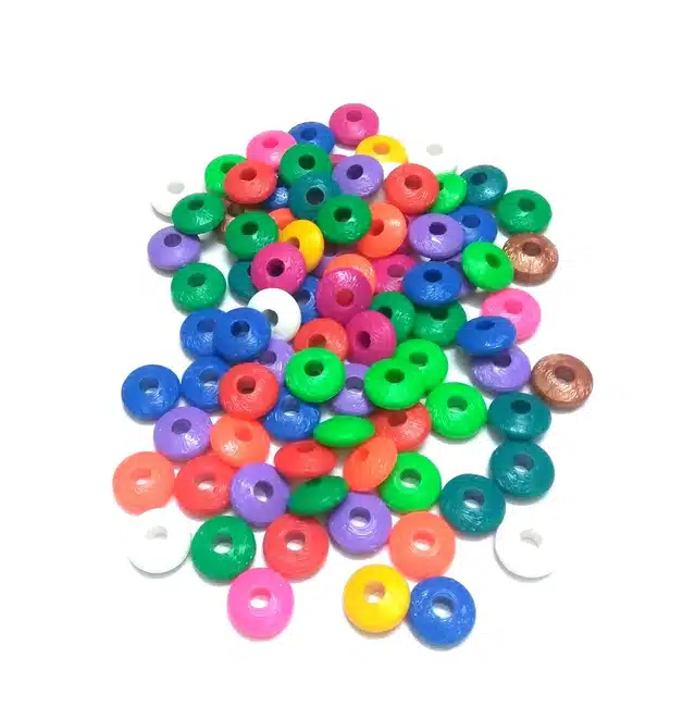 PVC Sewing Buttons (Multicolor, Pack of 50)