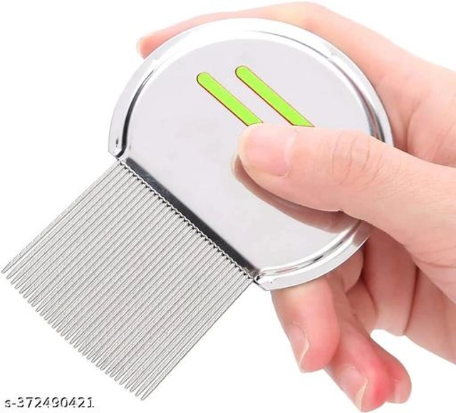 Stainless Steel Lice Remover Comb (Silver)